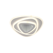 LED lustr NEXA Triangle 3D 36W, bílý, studené/teplé/neutrální světlo