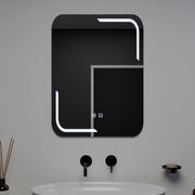 Zrcadlový LED obdélníkový 60x80cm dotykový systém odmrazování Ulrich