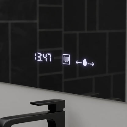 Zrcadlo LED obdélníkový 120x80cm absolutní pohyb Marcello demontáž a comensuriální teploměr