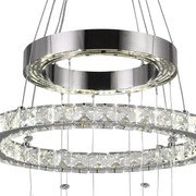 Lulus LED Crystal s dálkovým ovládáním stříbrného stříbrného latifahu