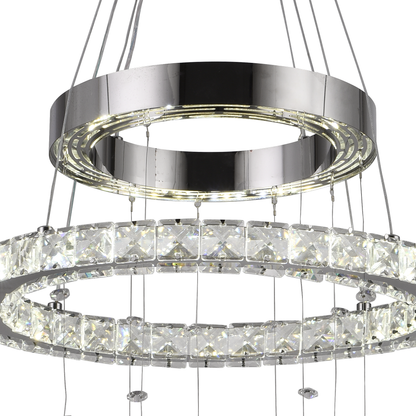Lulus LED Crystal s dálkovým ovládáním stříbrného stříbrného latifahu