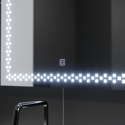 Zrcadlo LED obdélníkový 80x60cm Stella Basic Touch