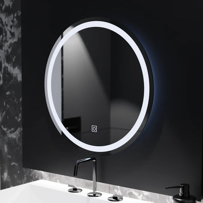 Kulatý LED zrcadlo 70 cm základní dotek