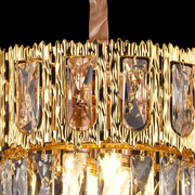 Crystal Chandier Corona Incanto 3xe14, průměr 30 cm, lesklé zlato, reblabilní výška