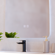 ARTEA dotykové obdélníkové LED zrcadlo, 60X80cm, Demister System, Stmívatelné, 6000K