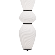 Závěsný LED lustr s dálkovým ovládáním 78W, LM510/5BK, Nastavitelná výška, Teplé/Studené/Neutrální světlo 3000K/4000K/6000K, Bílý, Kov