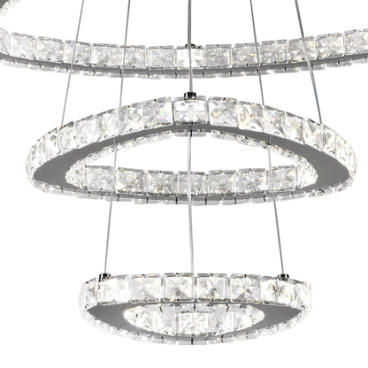 Lulus LED Crystal s dálkovým ovládáním stříbrného stříbrného latifahu