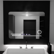 Obdélníkové LED Mirror 80x60cm Fortaleza Motionglow Marcello Dezolovací systém teploměru a kosmetický vlk