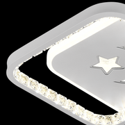 LED LED LED Nyxora Quadro, 36W, 2 čtverce, studené/horké/neutrální světlo, černá