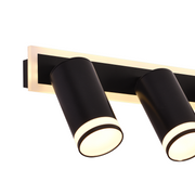 LED LED Ellen Light Cold/Word/Neutral Nastavitelný akrylový a černý kovový projektor