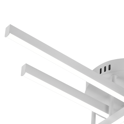 LED lustr GIO na dálkové ovládání, 54W, 4 prvky, studené/studené/neutrální světlo, stmívatelný, bílý