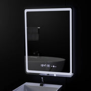 Obdélníkový LED zrcadlo 60x80 cm Motionglow Sensor Marcellow Wizz System odmrazování hodin a dimable teploměr