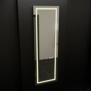 Zrcadlový LED obdélníkový 45x140cm Giulia Sensor Radar Marcello Desical Clock Defrock System
