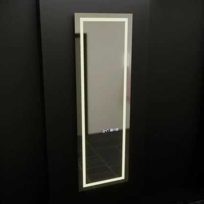 Zrcadlový LED obdélníkový 45x140cm Giulia Sensor Radar Marcello Desical Clock Defrock System