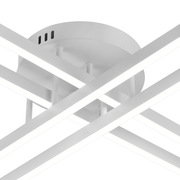 LED lustr GIO na dálkové ovládání, 54W, 4 prvky, studené/studené/neutrální světlo, stmívatelný, bílý