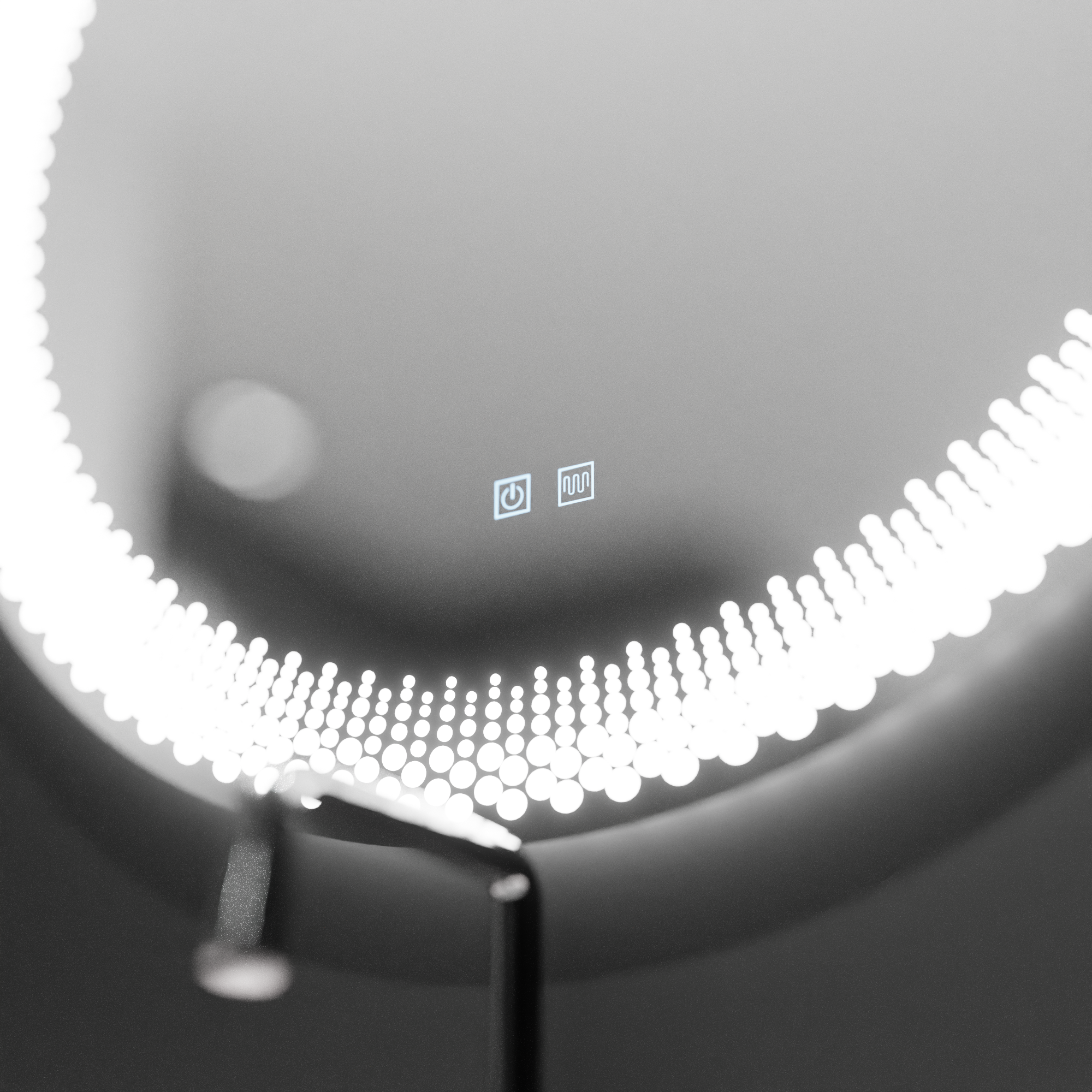 60 cm kulatý LED zrcadlo - Stellaire Touch System neznámé deaktivace