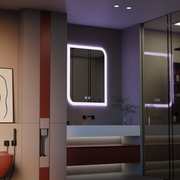 Obdélníkové LED zrcadlo, 60X80cm, E69S/60X80, Touch, Demist System