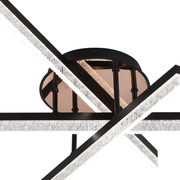 LED lustr s dálkovým ovládáním LT179/3BK, 41W, 3 prvky, studené/teplé/neutrální světlo, stmívatelný, černý