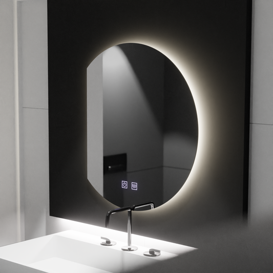 54x60 Semiluna LED Mirror - Arcana Touch Dimabil Disosity System