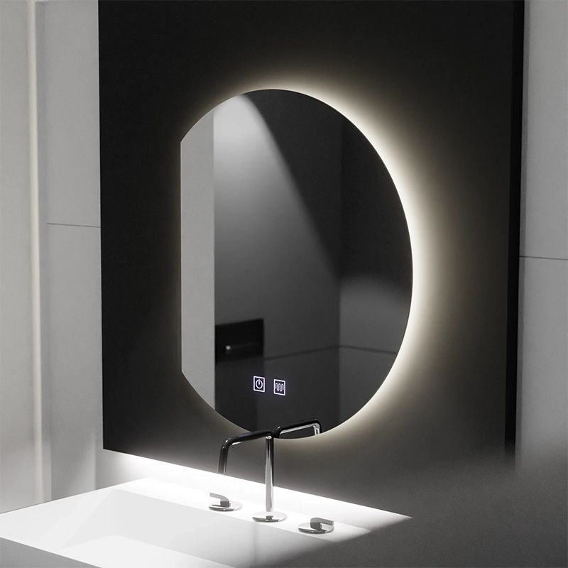 Semiluna LED zrcadlo 54x60, Arcana Touch, Demister System, Stmívatelné
