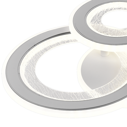LED LED LED NYXORA CIRCO, 36W, 3 Kruhy, studené/horké/neutrální světlo, bílá