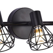 Lustr se stínidlem, GRACIE, LC365/3BK, Diamond, 3XE14, černý