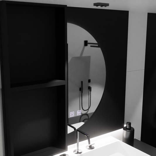 LED Mirror LED SEMILUNA 50x100CM - Kleamhed Touch System Neznámý deaktivaci