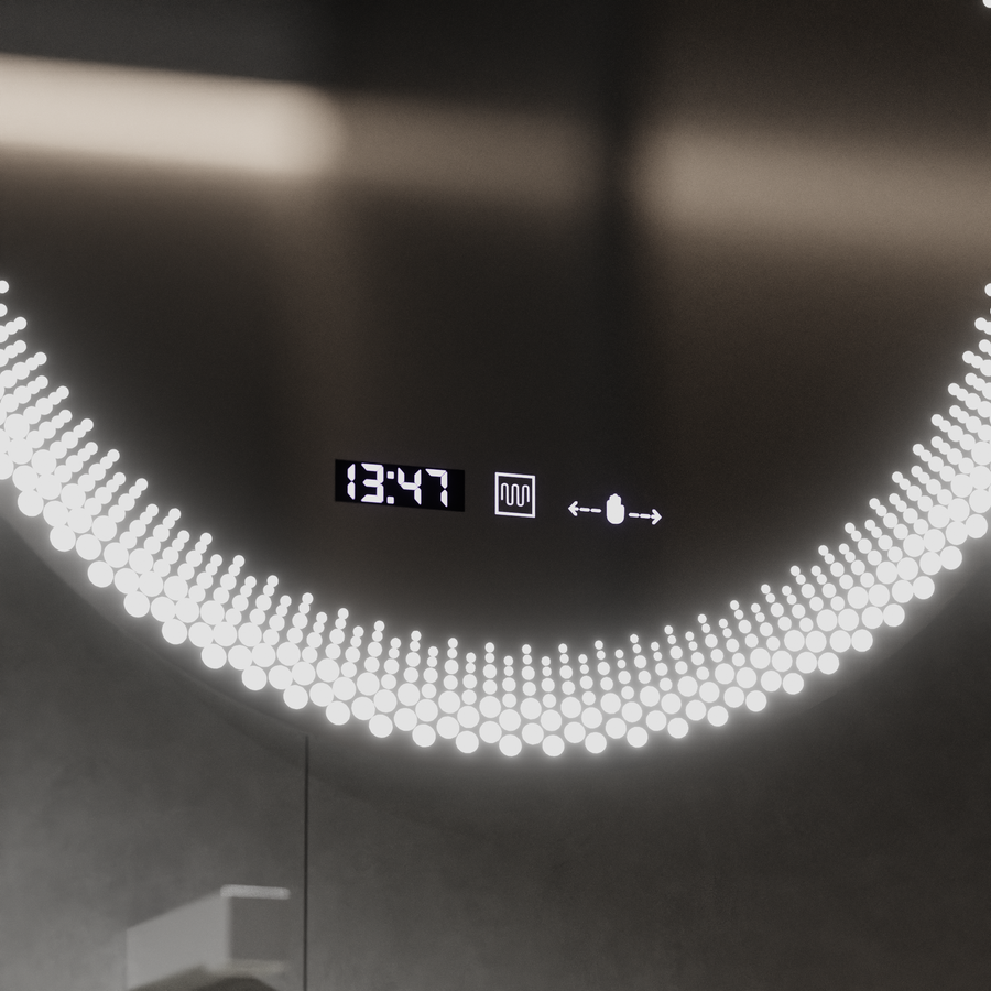 60 cm kulatý LED zrcadlo - Stellaire Touch System neznámé deaktivace