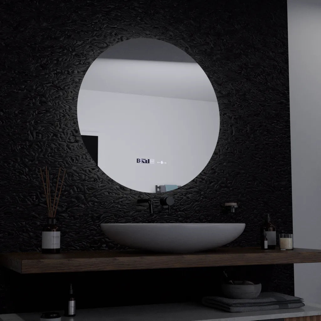 60 cm kulatý LED zrcadlo serenitový pohybový pohyb Marcellow Dimable Hoding Defrosting System