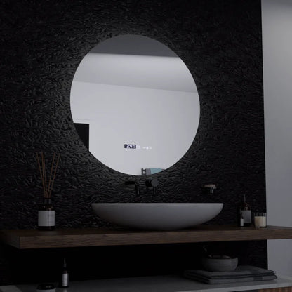 60 cm kulatý LED zrcadlo serenitový pohybový pohyb Marcellow Dimable Hoding Defrosting System