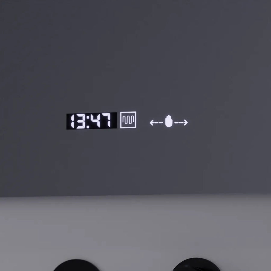 Zrcadlo LED obdélníkový 80x60cm Precision Motiongllow Marcello Desiclatic Clock Defrosting System