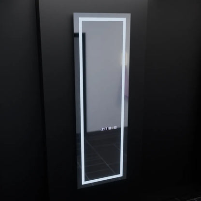 Zrcadlový LED obdélníkový 45x140cm Giulia Sensor Radar Marcello Desical Clock Defrock System