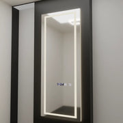 Zrcadlo LED obdélníkový 60x150cm Sensor Alessia Radar Marcello Clock DeFrost & Dimable teploměr