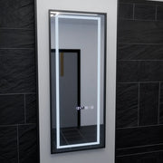 Mirror LED Rectangula 60x150cm Senzor Sensor Radar Marcello Clock DeFrost & Dimable teploměr