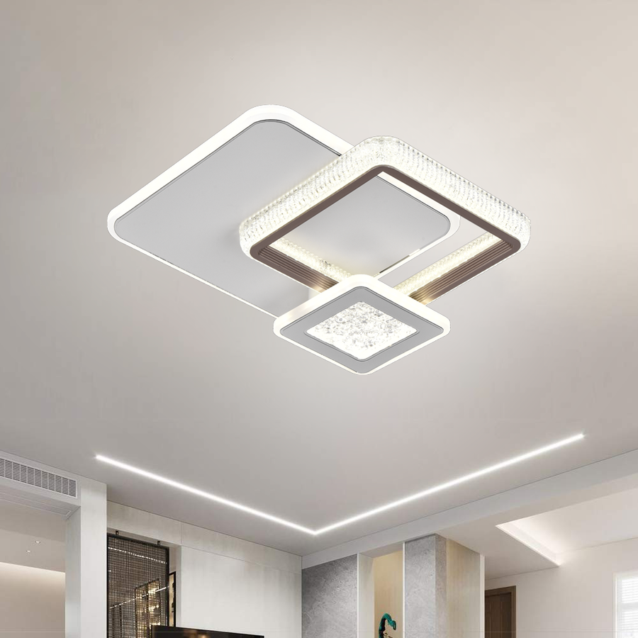 LED LED LED Nyxora Quad, 36W, 3 patriarcha, studené/horké/neutrální světlo, černá
