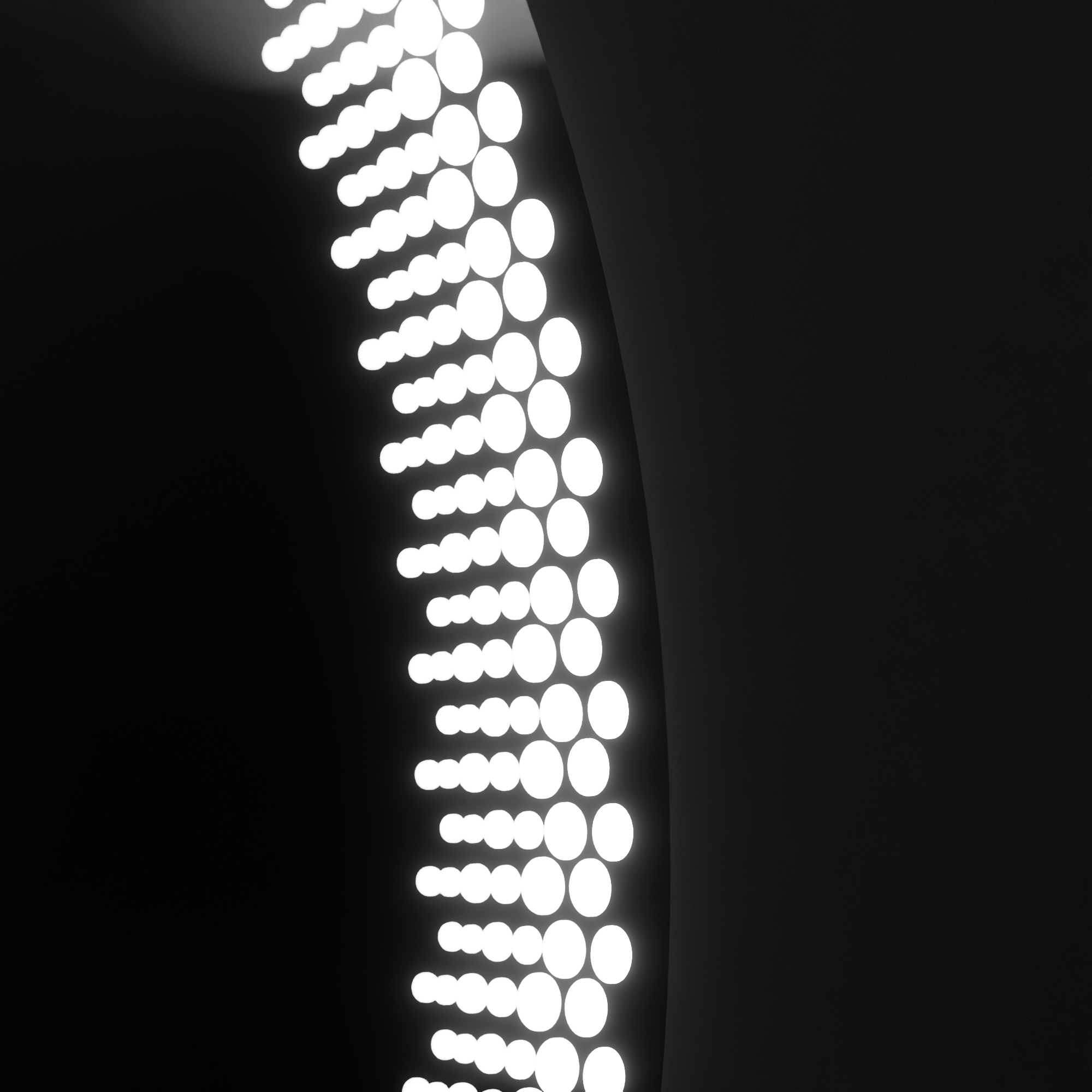 60 cm kulatý LED zrcadlo - Stellaire Touch System neznámé deaktivace