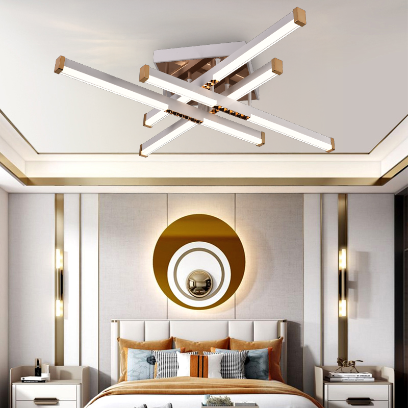 LED lustr s dálkovým ovládáním LT178/4WH, 54W, 4 prvky, studené/teplé/neutrální světlo, stmívatelný, bílý