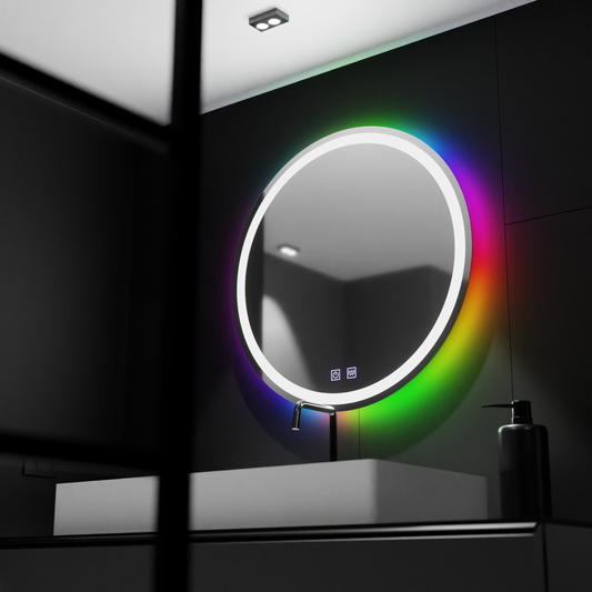 Mirror LED kulatý 60cm Spectrum Touch RGB Dissination System