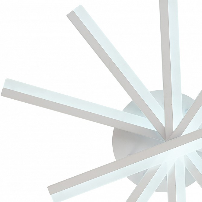 LED lustr s dálkovým ovládáním ZOE, 67W, Studené/Teplé/Neutrální světlo, Stmívatelné, Bílá