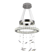 Lulus LED Crystal s dálkovým ovládáním stříbrného stříbrného latifahu