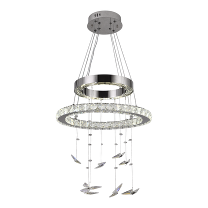 Lulus LED Crystal s dálkovým ovládáním stříbrného stříbrného latifahu