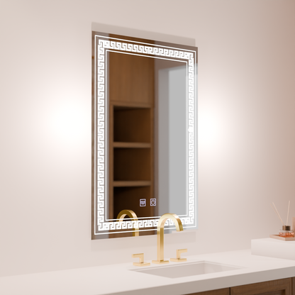 LED LED Mirror 60x80cm Vivido Touch Dezoring System