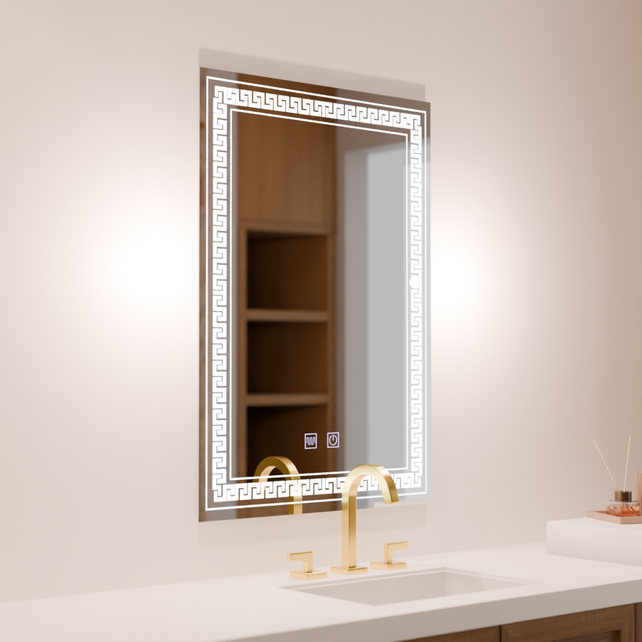 LED LED Mirror 60x80cm Vivido Touch Dezoring System