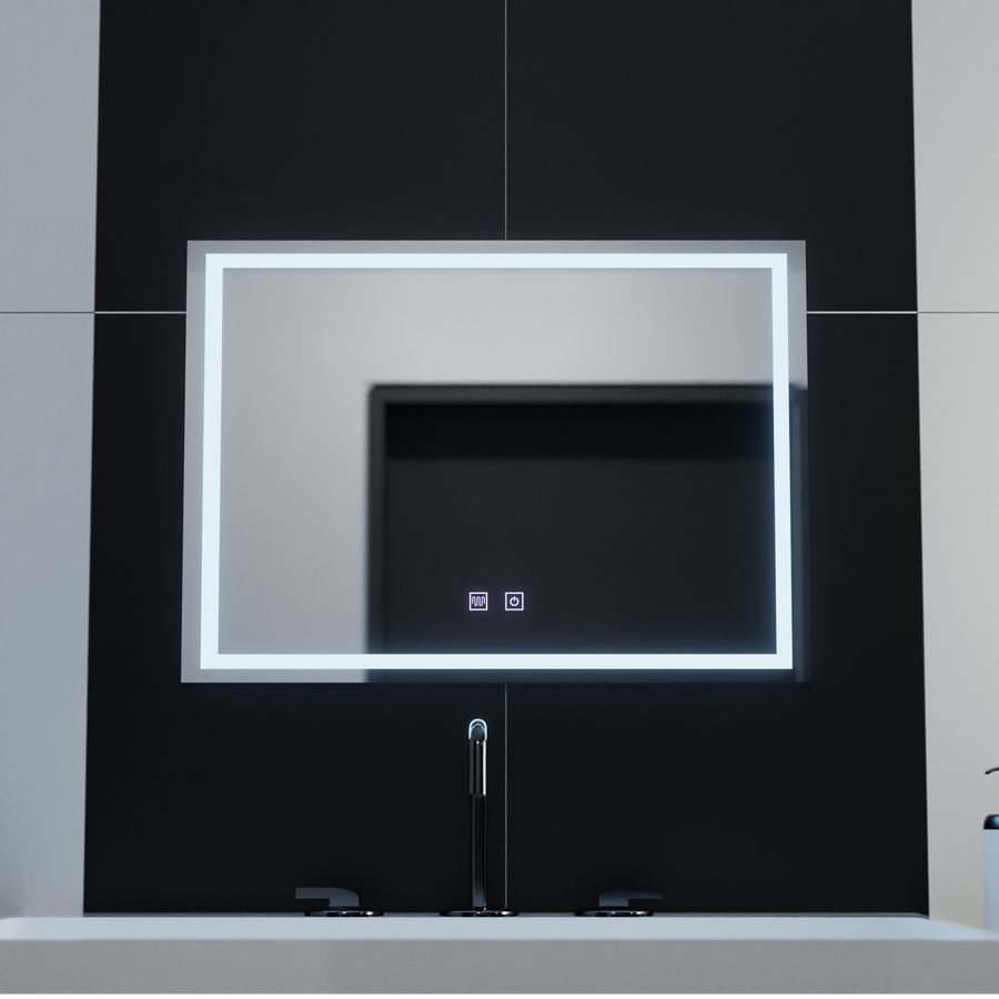 Zrcadlo LED obdélníkový 70x50cm dotykový umbria systém rozmrazování