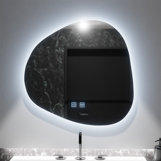 Bio LED zrcadlo 60x60cm, Duna Touch, Demister System, Stmívatelné