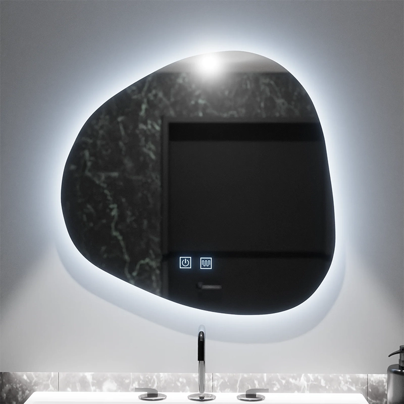 Bio LED zrcadlo 60x60cm, Duna Touch, Demister System, Stmívatelné