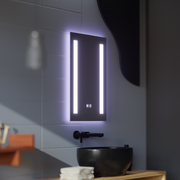 Obdélníkové LED zrcadlo, 50x70cm, C206S/50X70 Touch, Demister System, Stmívatelné