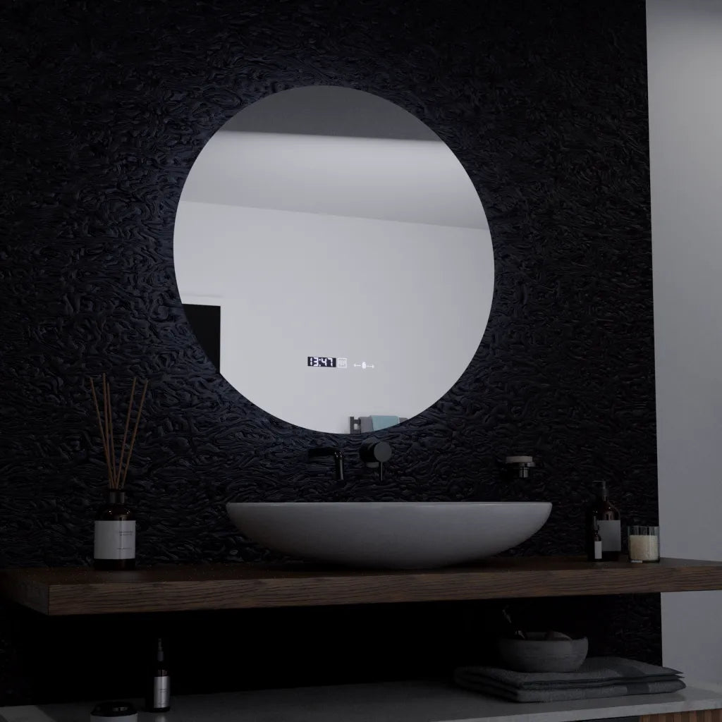 60 cm kulatý LED zrcadlo serenitový pohybový pohyb Marcellow Dimable Hoding Defrosting System