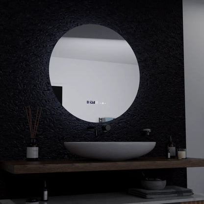 60 cm kulatý LED zrcadlo serenitový pohybový pohyb Marcellow Dimable Hoding Defrosting System