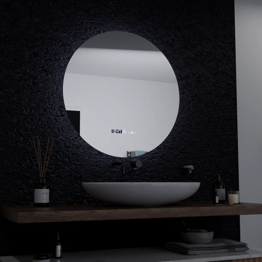 60 cm kulatý LED zrcadlo serenitový pohybový pohyb Marcellow Dimable Hoding Defrosting System